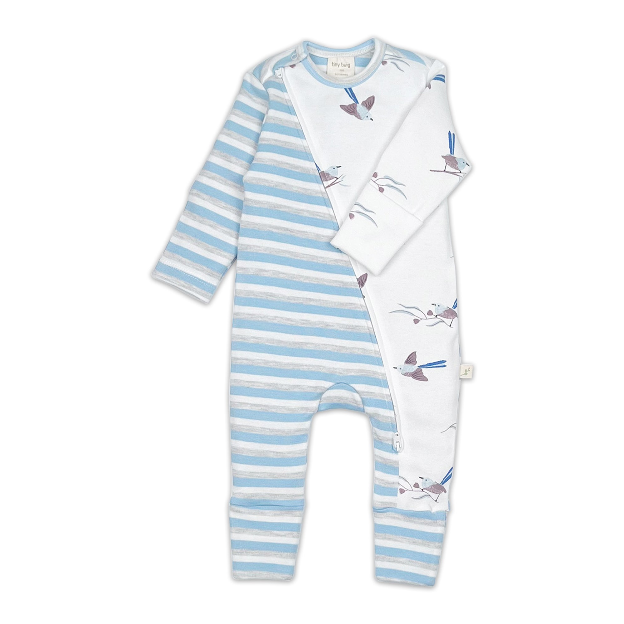 Boys Fusion Zipsuit Long Sleeve – Tiny Twig India