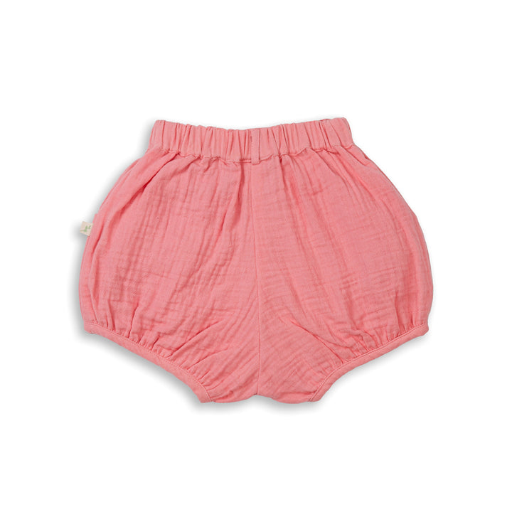 Organic Cotton Woven Shorts For Baby Girl
