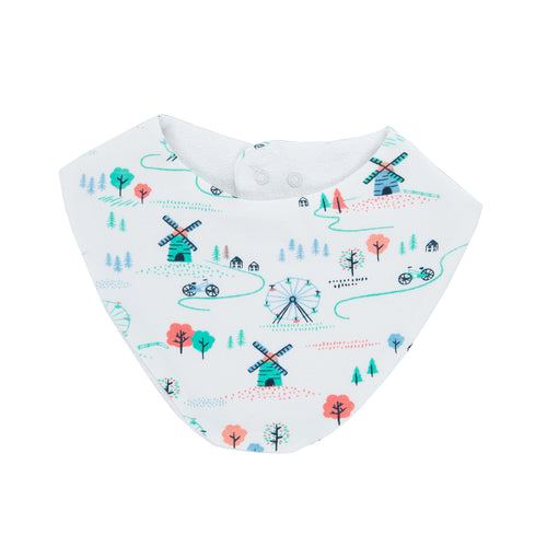Organic Cotton Bandana Bib For Baby