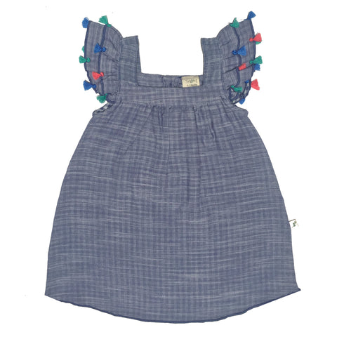 Organic Cotton Tassel Dress for Baby