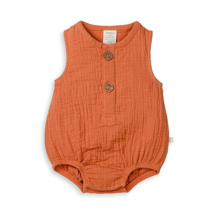 Organic Cotton Bubble Rompers for Baby