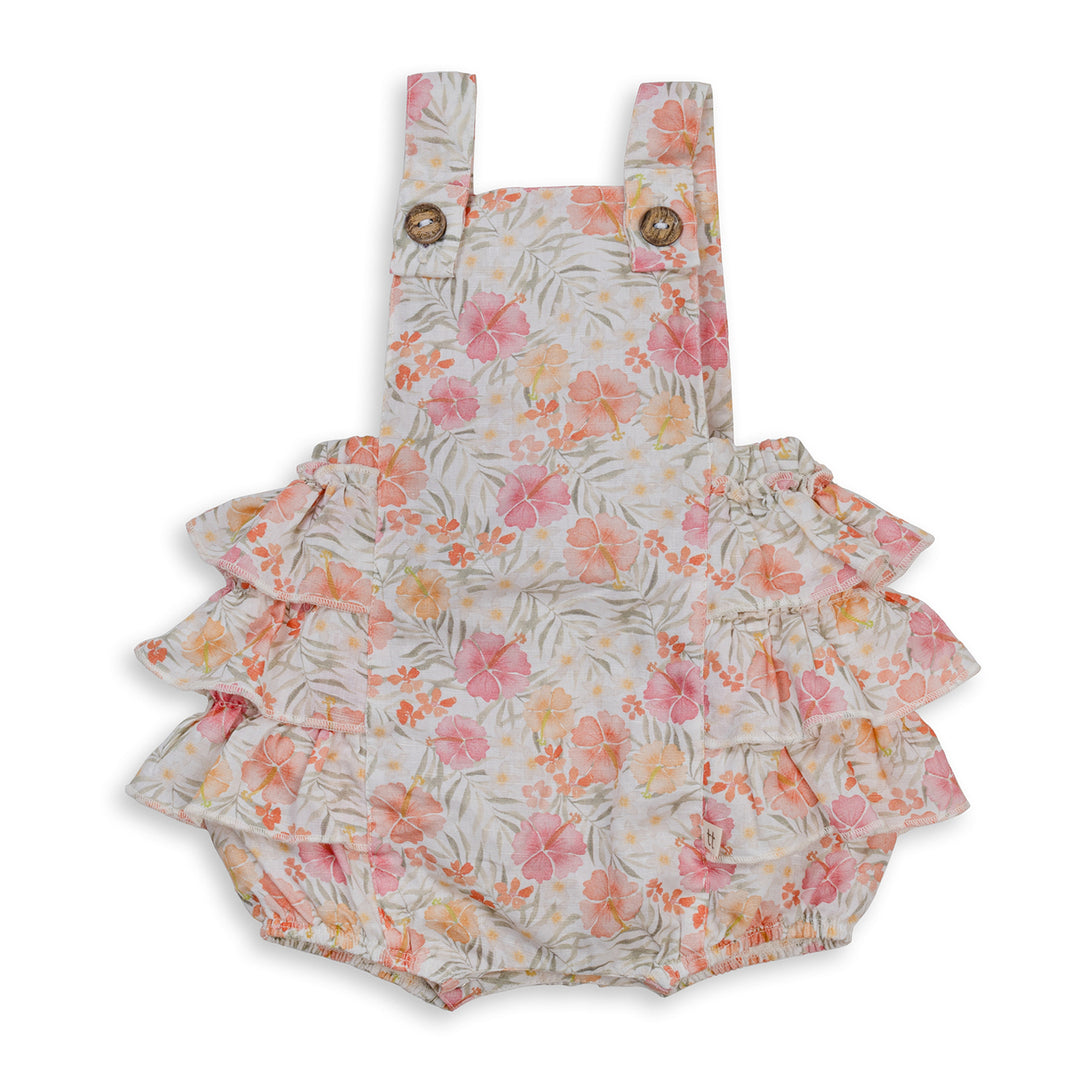 Summer Frill Overall for Baby Girl