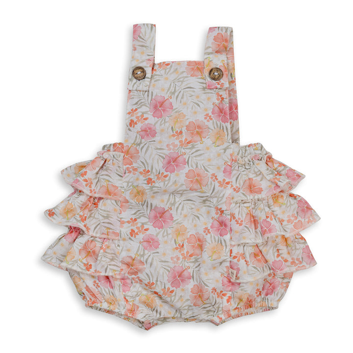 Summer Frill Overall for Baby Girl
