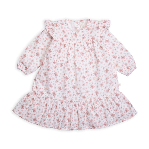 Organic Cotton Muslin Balloon Dress for Baby