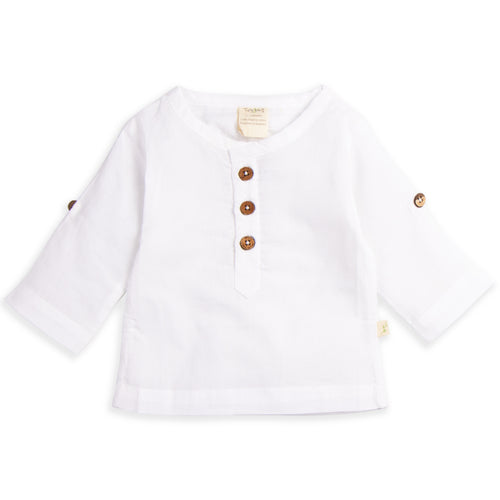 Organic Cotton Grandpa Mac Shirt For Baby Boy
