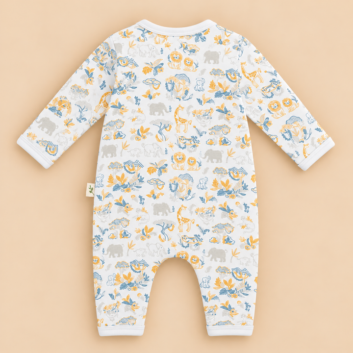 Organic Cotton Snap Growsuit for Baby