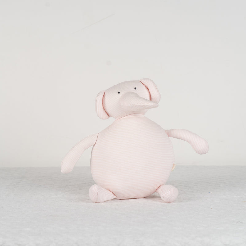 Certified Organic Cotton Pink Elephant