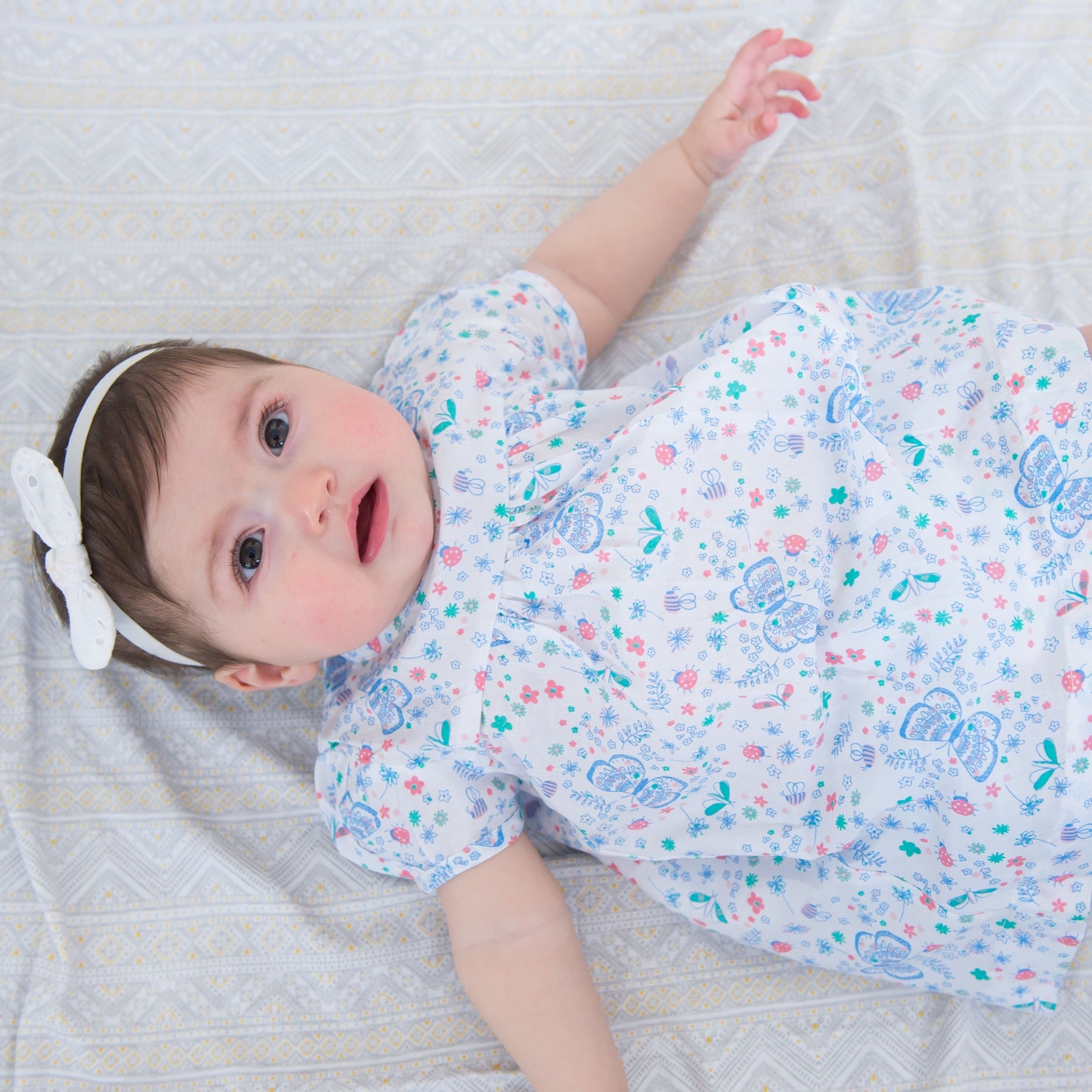 Newborn Baby Dress Cotton Sleeveless 6-12 months 6016 Online