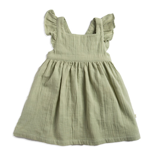 Organic Cotton Crinkle Angel Dress for Baby
