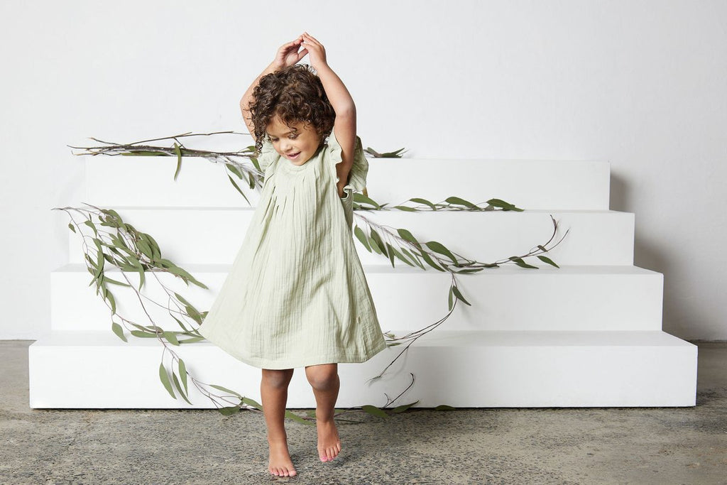 Children in Tiny Twig organic cotton